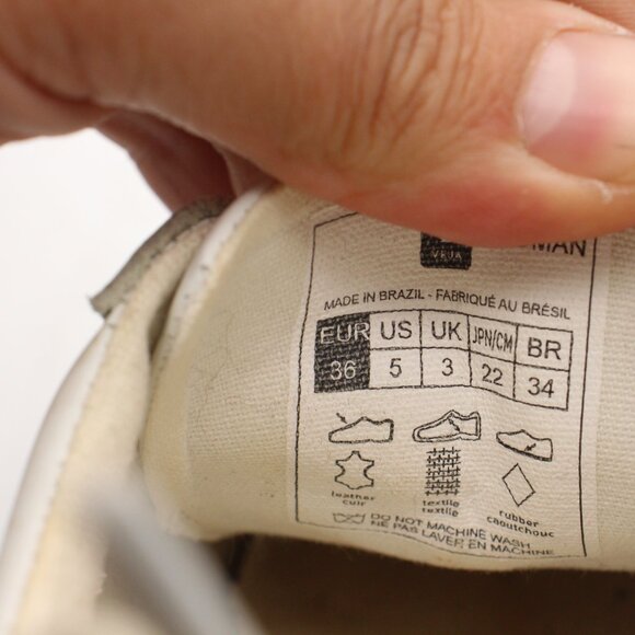 Veja Esplar White Leather Women’s Size 5 Lace Up Trainer Casual Sneakers - Picture 3 of 10